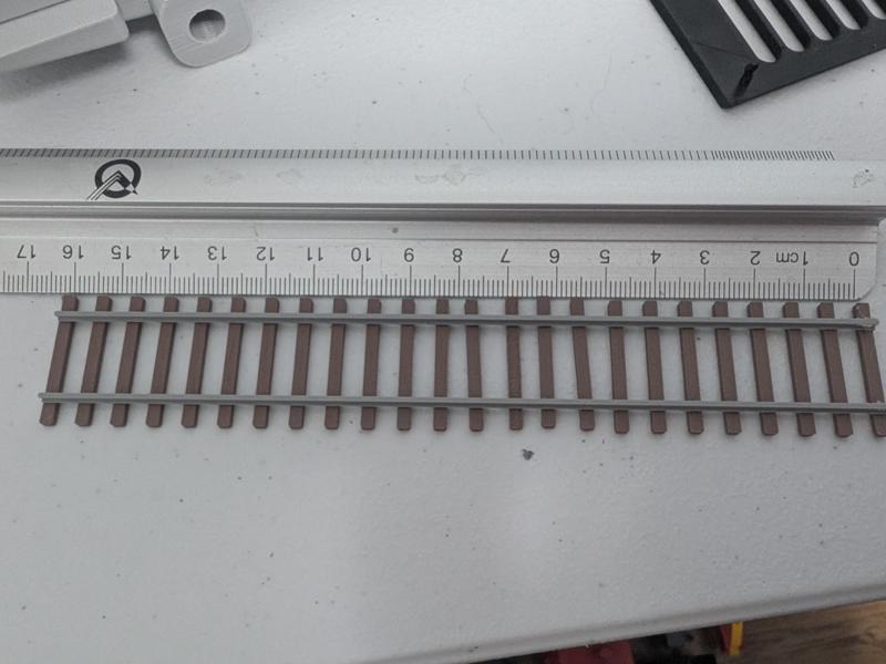 HO Railway track resized to fit on A1 Mini