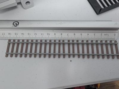 HO Railway track resized to fit on A1 Mini
