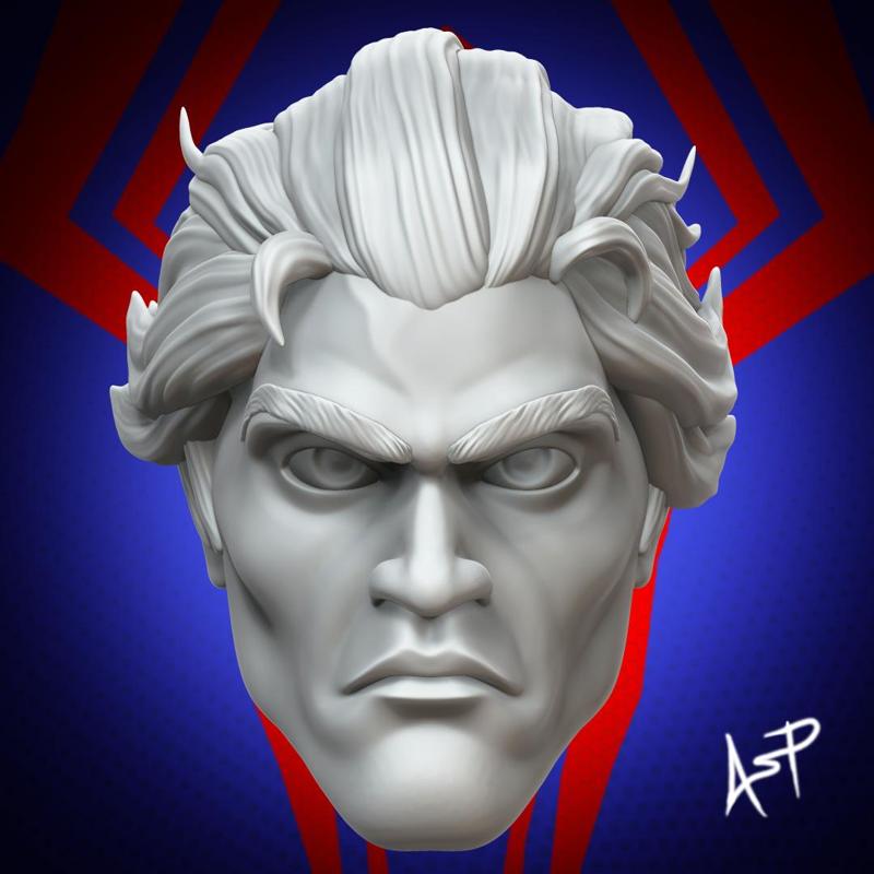 Spider Man 2099 Marvel legends head