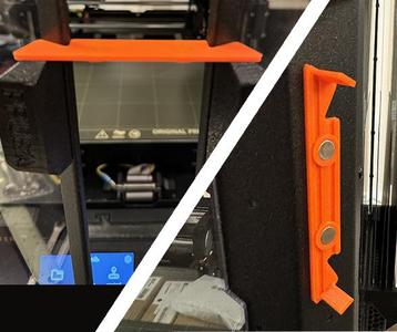 Enclosure door blocker with Magnets