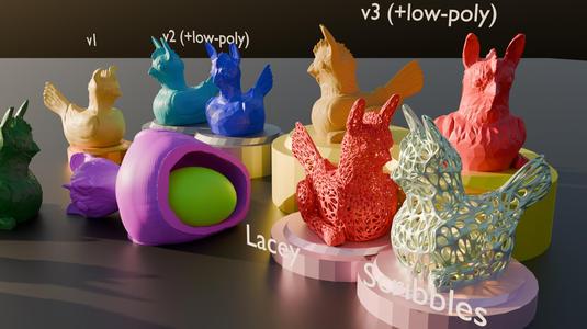 Chicken Bunny Hidey Hole