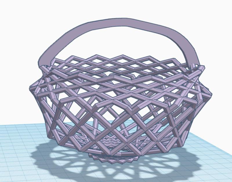 Purple Easter Basket