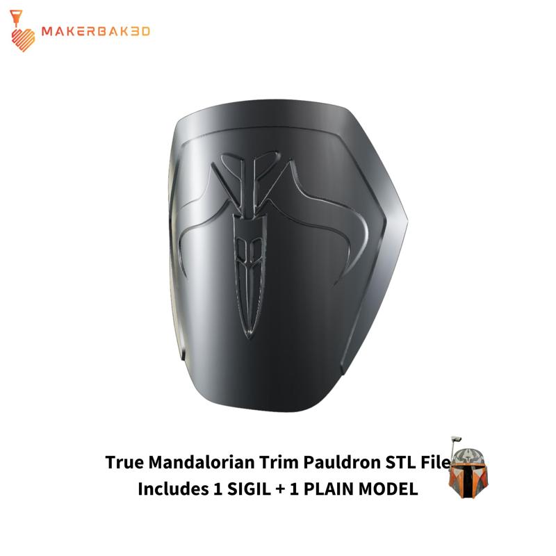 True Mandalorian Trim Shoulder Armor