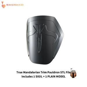 True Mandalorian Trim Shoulder Armor
