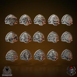 Heavy Armor Flame Lizards Shoulders (BuildKit)