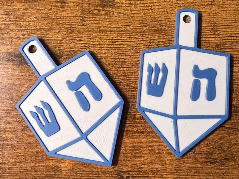 Dreidel Keyrings