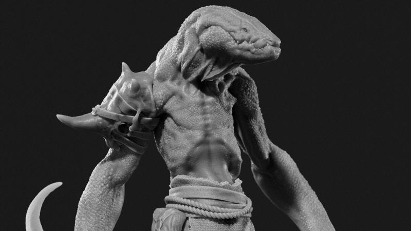 Lizardman - Presupported