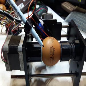 Create an eggbot that draws on eggs