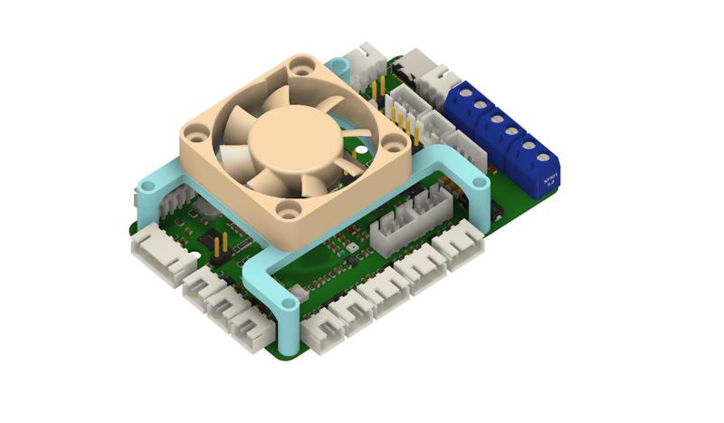 BTT SKR Pico / RPi 4010 Fan bracket