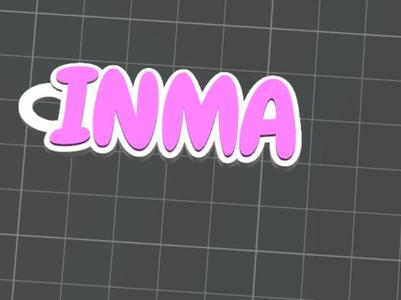 INMA NAME KEYCHAIN