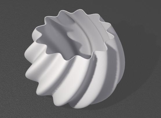 new twist wave pot vase