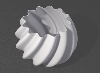 new twist wave pot vase