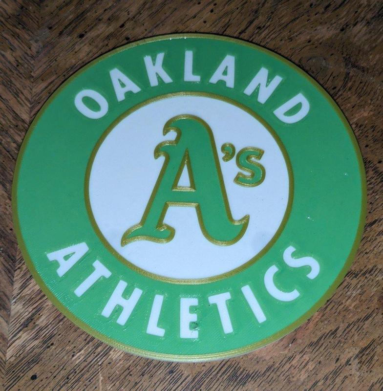 Oakland A's Logo Magnet