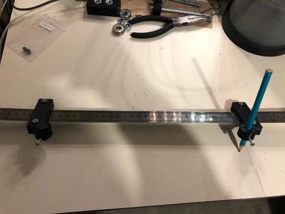 30mm wide marking meter compass