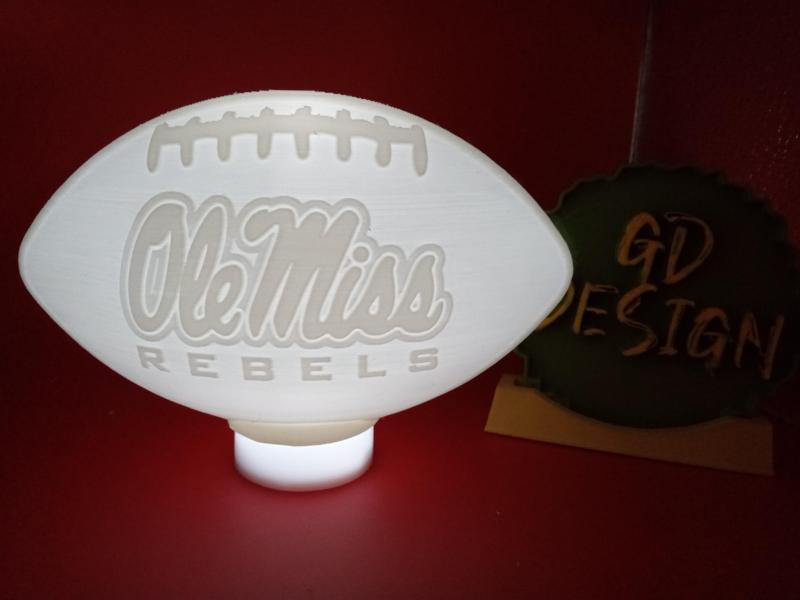 Ole Miss Rebels COLLEGE FOOTBALL LIGHT