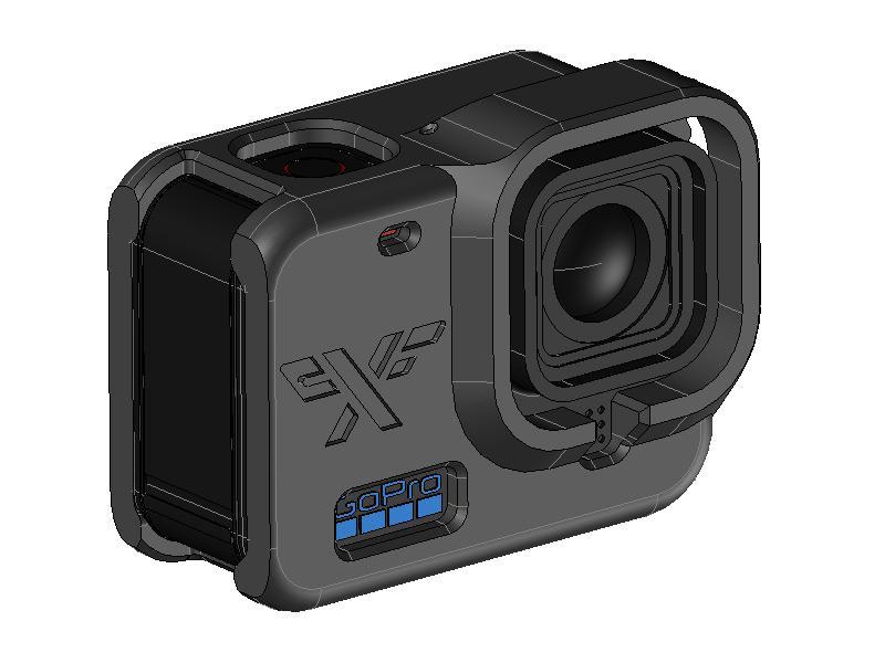 P X F Support GoPro ND + Batterie DIY