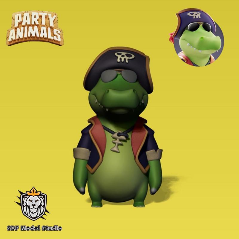 COCO CROCODILE Pirate attire PARTY ANIMALS