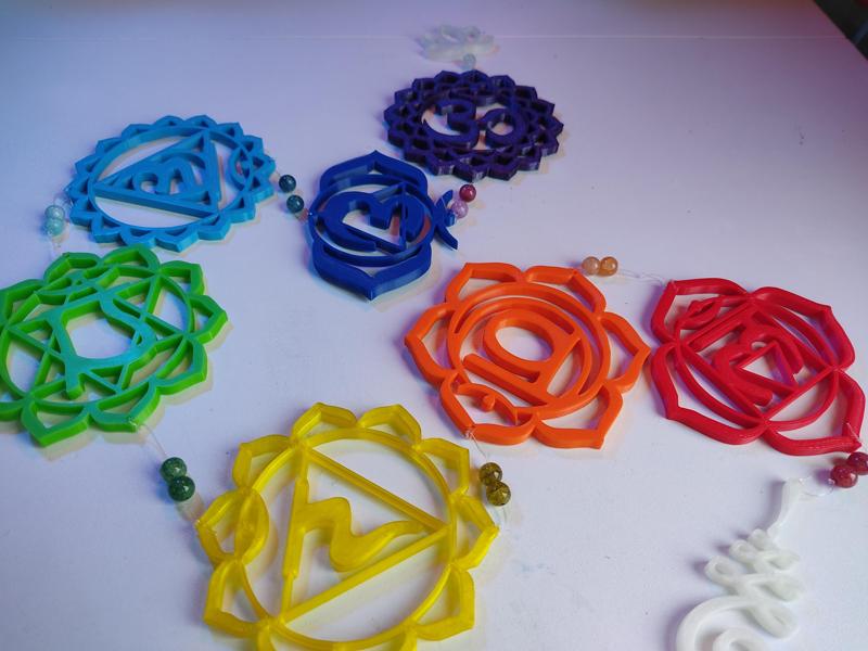Hanging chakras