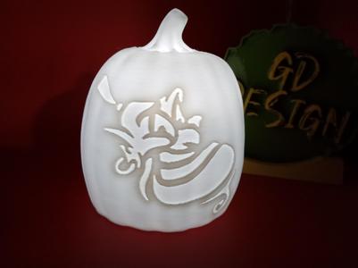 Disney Aladdin Genie 3D Halloween Pumpkin Lights