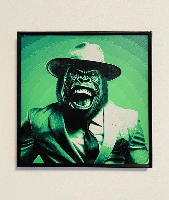 Silverback in suit (Hueforge)