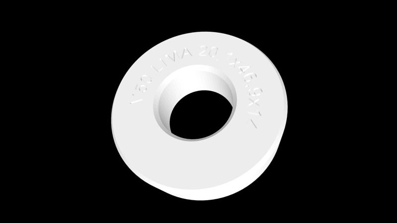 Lagerdummy für VespaV50 LIMA 20,1x46,9x14