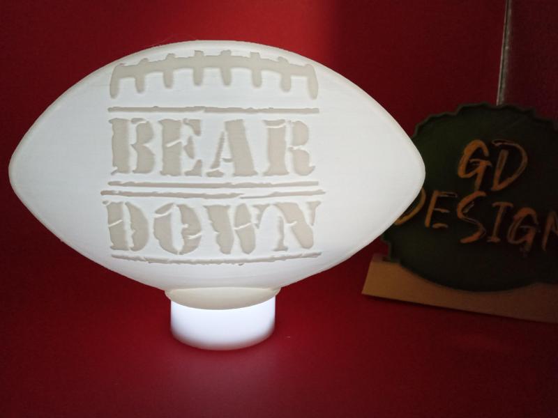 CHICAGO BEARS VER 7 NFL FOOTBALL LIGHT