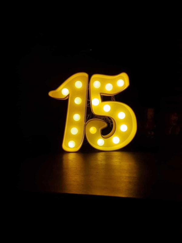 15 YEARS LED ILLUMINATED SIGN
