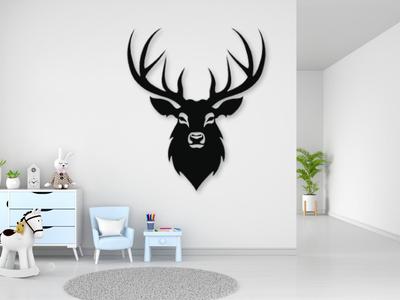 Deer 2D Wall Sculpture