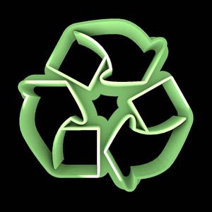 Recycling Cookie Cutter Recycling Logo