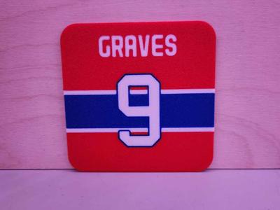 NHL Coaster - ADAM GRAVES