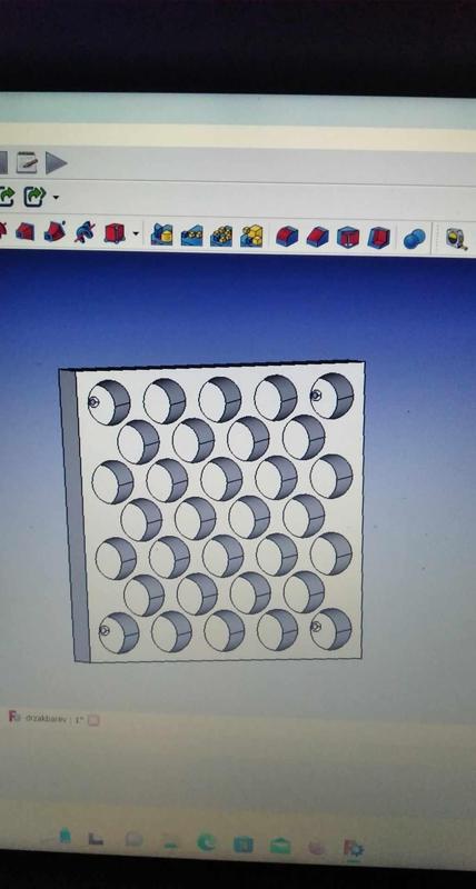 wall paint holder for modeller_nástěný držák barev pro modeláře