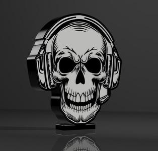 helmet skull lamp