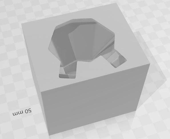 Low Poly Snorlax Mold