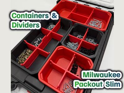 Organizer Milwaukee Packout Large Box & Dividers