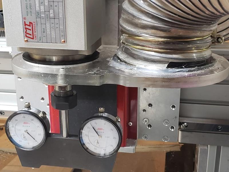 Kent Dust Boot Adapter for CNCROUTERPARTS Avid CNC Spindle from Bosh 1617