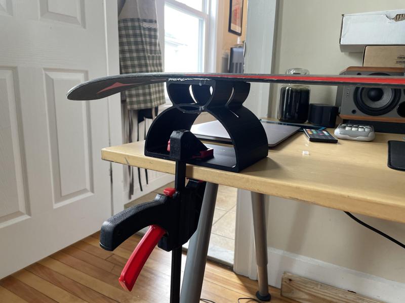 Ski Waxing and Tuning Table Stand