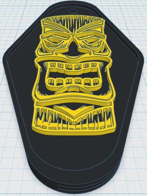 Tiki Keytag 22