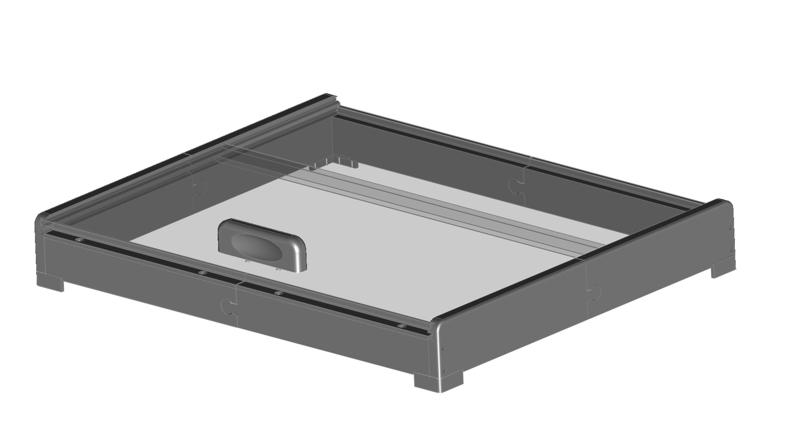 Top Lid with slide window for Qidi X-Plus3
