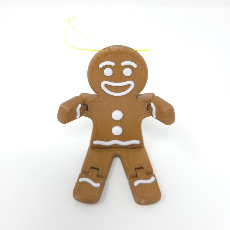 Improved Multicolor Gingerbread Fidget Ornament