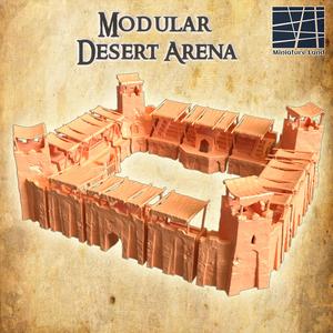 Small Desert Arena - Tabletop Terrain - 28 MM
