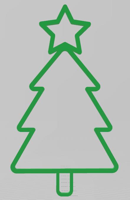 EASY TO PRINT, TREE, CHRISTMAS TREE, ORNAMENT