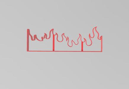 Fire Cookie Cutter / Fire Cookie Cutter