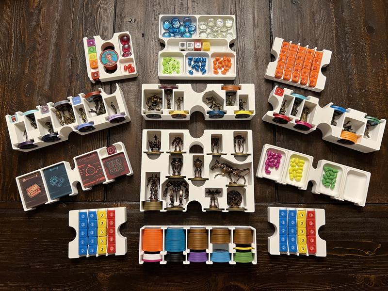 burncycle Insert / Organizer - Holds All Expansions and Both Sets of Brassmags