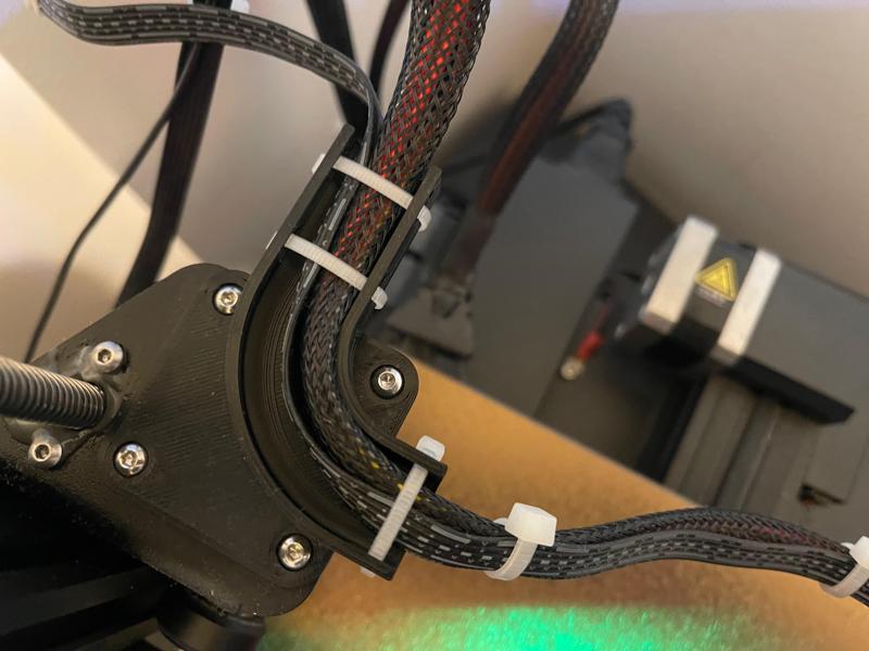 Ender 3 cable guide for direct drive