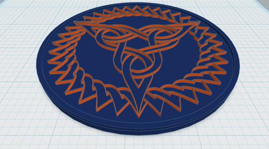 Celtic Mandala Coaster 36