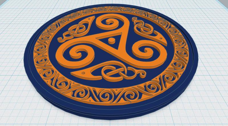 Celtic Mandala Coaster 1