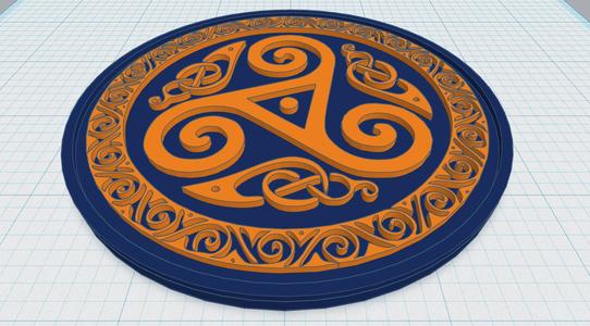 Celtic Mandala Coaster 1