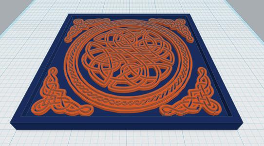 Celtic Mandala Coaster 24