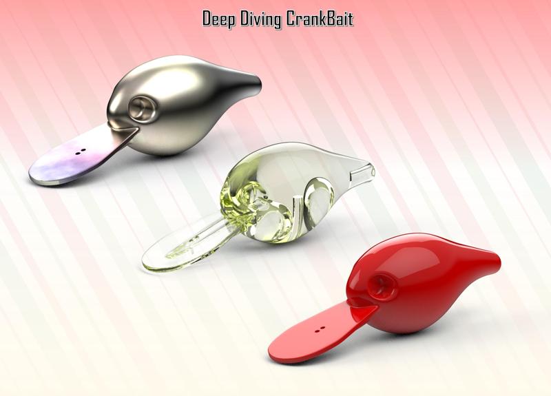 Deep Diving Crankbait: Customizable, Weighted, and Easy Assembly