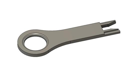 Key for removing NTW RJ45 Port blockers